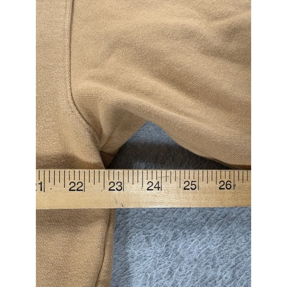 The North Face Stitched‎ Logo 1/2 Zip Pullover Sweatshirt (Men's Large) Brown